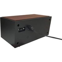 TRI SLOWER DESK CLOCK LED 置き時計 bradham(ブラハム)　ブラック SLW128 1個（直送品）