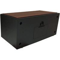 TRI SLOWER DESK CLOCK LED 置き時計 回転式 bradham(ブラハム)　ウッド SLW129 1個（直送品）