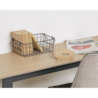 不二貿易 スタッキングワイヤーバスケット BK 26x18x10 26683 1個