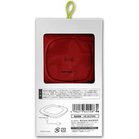 磁気研究所 ワイヤレスチャージャー(置くだけ充電器)レッド HD-WCP5RD 1個