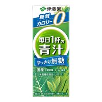 伊藤園 毎日1杯の青汁 無糖 紙パック 200ml 1箱（24本入）【野菜ジュース】
