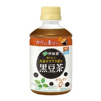 伊藤園 黒豆茶 おいしく大豆イソフラボン（レンチン対応）275ml 1セット（48本） お茶 ノンカフェイン カフェインゼロ