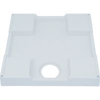 カクダイ ガオナ 洗濯機用防水パン 640×640mm (水滴から守る ホワイト) GA-LF038 1個（直送品）