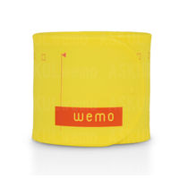 コスモテック　wemo（ウェモ）　ウェアラブルメモ　バンドタイプ　イエロー　wemoB-Y　1個