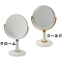 センコー ドゥーズクリスタル　スタンドミラー　クローム・ゴールド 各１個 ２色セット AWN101129 2個セット（直送品）