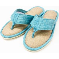 センコー SDS　サニーサニー　鼻緒 スリッパ　約22.5cm　ターコイズブルー SDS150399 1足（直送品）