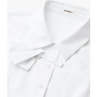 ボンマックス BONOFFICE 半袖ブラウス ホワイト ２１号 RB4564-15-21（直送品）