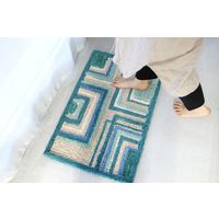 スミノエ ミラショーン 玄関マット アジサイ 32×120cm パープル 14345358 PU 32X120 1枚