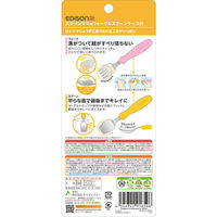 KJC フォーク＆スプーン　マンゴ＆ピーチ　1.5歳～　ケース付き　12個セット 347206 1セット(12個)（直送品）