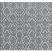 アサヒペン 糊無92cm×2.5M DK-208 チャコールダマスク 1枚（直送品）