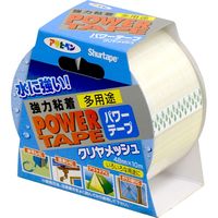 アサヒペン パワーテープ クリヤメッシュ 48mm×10M T104 1個