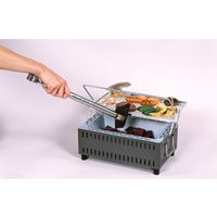 炭たしカンタン卓上シチリン 七輪 UC-350ST(GY) 1台 グリーンライフ（直送品）