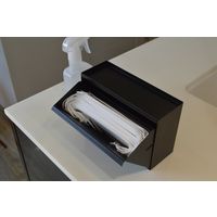 日東 COLLEND MS-BK マスクストッカー ブラック 1個