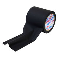 【養生テープ】パイオラン 仮設コード固定用テープ 黒 幅100mm×長さ20m パイオランテープ 1セット（18巻：1巻×18）