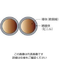 伸興電線 PVC屋内線 TIVーF 0.8X2C 1巻（直送品）