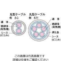 冨士電線 小勢力回路用耐熱電線HFA HP (HFA) 0.9X 3P 1セット(25本:1本×25m)（直送品）