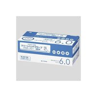 イワツキ　クリーンハンドグローブ　パウダーフリー　滅菌済　プラスチック　6.0サイズ　004-41530　1箱（20双入）（使い捨てグローブ）（わけあり品）