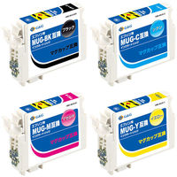 エプソン用 G&G 互換インク HBE-MUG-4CL 4色パック（MUG-4CL互換） MUG（マグカップ）シリーズ（わけあり品）