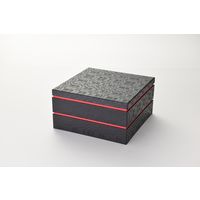 瑞光明 スリット式紙重箱 8寸角2段 O-915 金カップA付 v1311s80-2o915a6 1包（2段20組）（直送品）