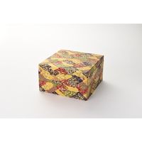 瑞光明 エコノミー紙重箱 6.5寸角2段 友禅No.3679 v1317e65-2y3679 1包（2段25組）（直送品）