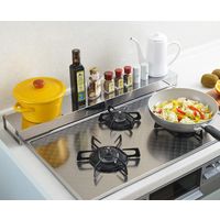 アーネスト コンロ奥カバー&ラック ALLステンレス(大) A-76865 1台