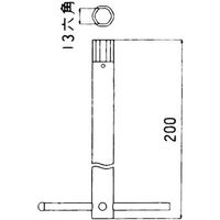 KVK KPS957 六角締付工具 1個（直送品）