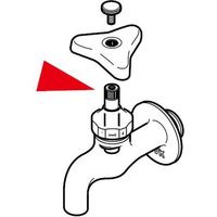 KVK PZK11-21 スピンドル メッキ付き 51mm 1個（直送品）