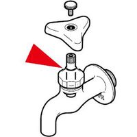 KVK PZK75-13 スピンドルセット メッキ付 13 1/2 1セット