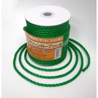 まつうら工業 ポリエチレンロープ 緑 長さ30m×太さ5mm 1巻