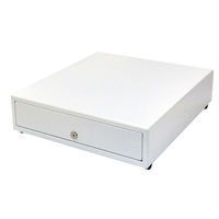 ビジコム キャッシュドロア 手動式（中型・4B/6C・白） BC-423HP-W 1台