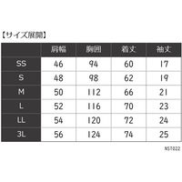 カーシーカシマ ユニセックス半袖プルオーバー NST022-11_3L 1着