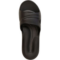 テンダイ スタイリッシュEVAサンダル M ブラック C320009 1セット(4足入)（直送品）