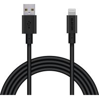 ライトニングケーブル 2m アルミコネクタ耐久仕様 USB(A)オス-Lightningオス ブラック MPA-UALPS20BK エレコム 1個