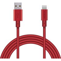 ライトニングケーブル 2m アルミコネクタ耐久仕様 USB(A)オス-Lightningオス レッド MPA-UALPS20RD エレコム 1個