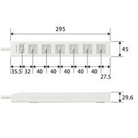 延長コード 電源タップ 3m 3ピン 6個口 一括スイッチ ほこり防止 磁石付 白 T-T10-3630WH/RS エレコム 1個（直送品）