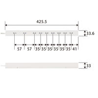 延長コード 電源タップ コンセント 3m 10個口 雷ガード ほこり防止 マグネット付 白 T-H0203WH エレコム 1個（直送品）