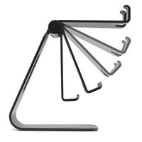 タブレットスタンド /7～13インチ対応/卓上タイプ/BIG SWING/ブラック AS-BSBM-BK 1個 アーキサイト