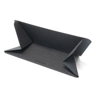 ノートPCスタンド 超薄型貼付式ノートパソコン用折りたたみスタンド チャコールグレー AM-OSLT-CG 1個 アーキサイト