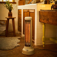 BRUNO ブルーノ カーボンファンヒーター ノスタルストーブL リニューアル BOE077-GRG グレージュ