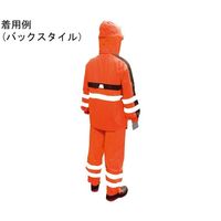 ケイワーク 雨ほたる 蛍光オレンジ 4L 65-2344-26 1着（直送品）