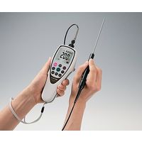 アズワン 防水デジタル温度計 HACCPアラート機能付 中国語版校正証明書付 WT-200 1台 2-3799-02-57（直送品）