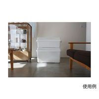 アズワン スタックアップコンテナ53L インナーボックスセット W70.7×H26.8cm グリーン 65-9402-23 1セット（直送品）