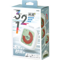 ソニック リビガク 時っ感タイマー 3・2・1！ 色で時間を実感＆光ってお知らせ ホワイト LVH-7903-W 1個