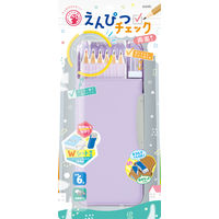 ソニック 筆箱 えんぴつチェック両面筆入 Wシート補強 うかサポ バイオレット FD-8445-V 1個