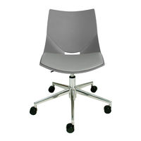 cerantola コスカスィーベルX クッション チェア グレー koskasw-xc/gy 1脚（取寄品）