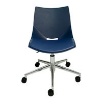 cerantola コスカスィーベルX クッション チェア ネイビー koskase-xc/na 1脚（取寄品）