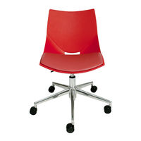 cerantola コスカスィーベルX クッション チェア レッド koskasw-xc/re 1脚（取寄品）