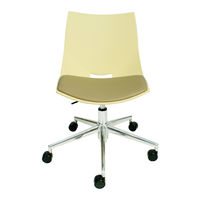 cerantola コスカスィーベルX クッション チェア ベージュ koskasw-xc/be 1脚（取寄品）