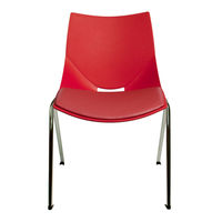 cerantola コスカクッション スタッキングチェア レッド 2koska/c/red 1セット(2脚入)（取寄品）