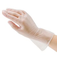 【使いきり手袋】 宇都宮製作 クイン バイオマス手袋 粉なし L PVC0456PFTBL 1箱（40枚入）（わけあり品）